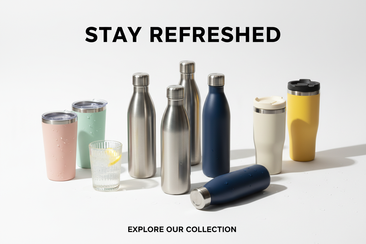 Water Bottles and Cups