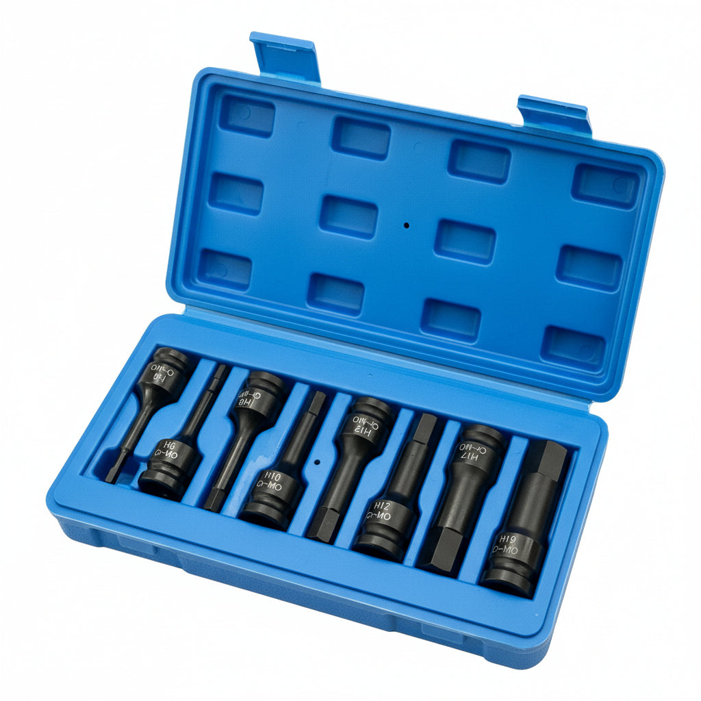 9 pcs 1/2inch impact socket set CR-MO MATERIAL-1