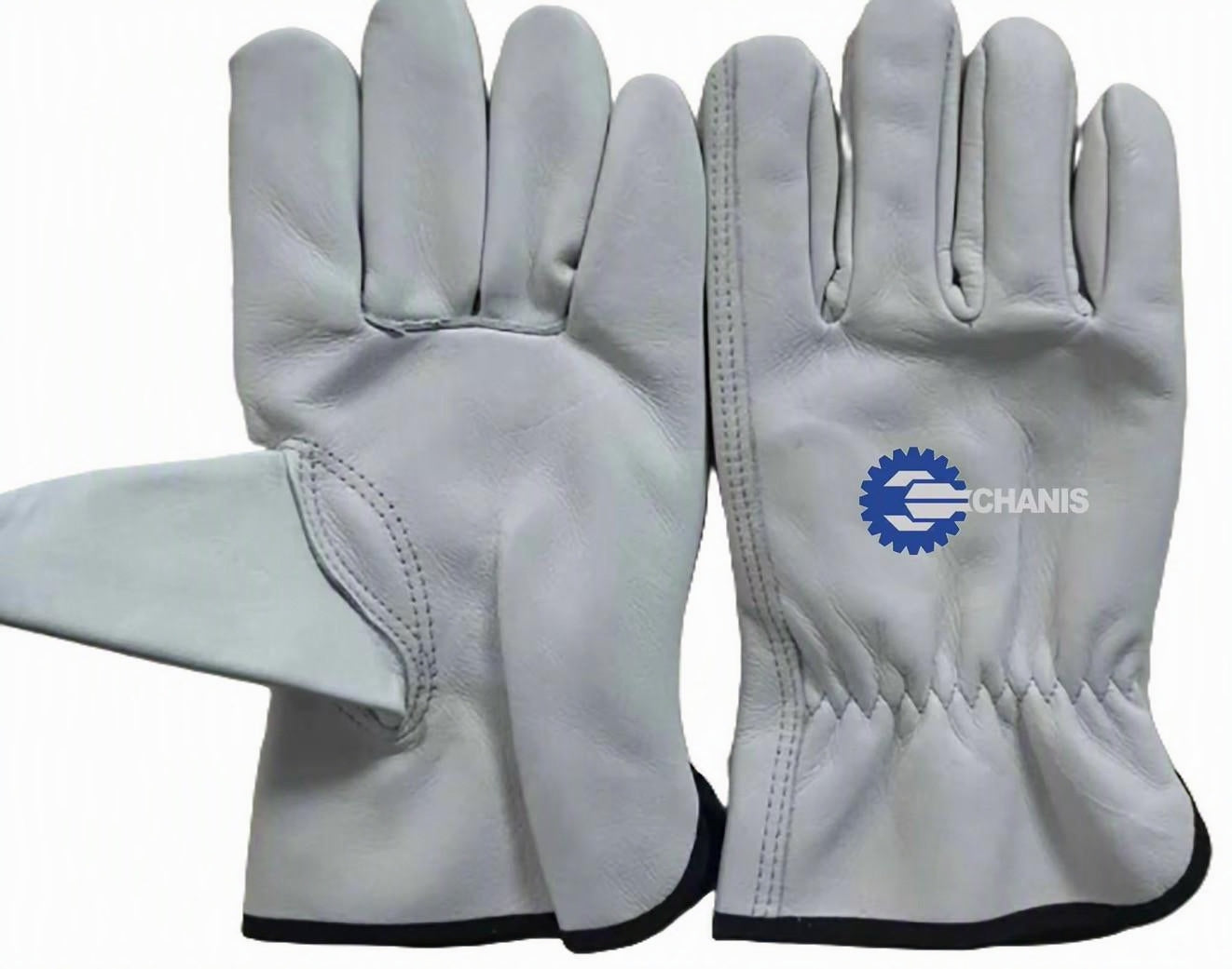 "12"pair of leather working gloves-3
