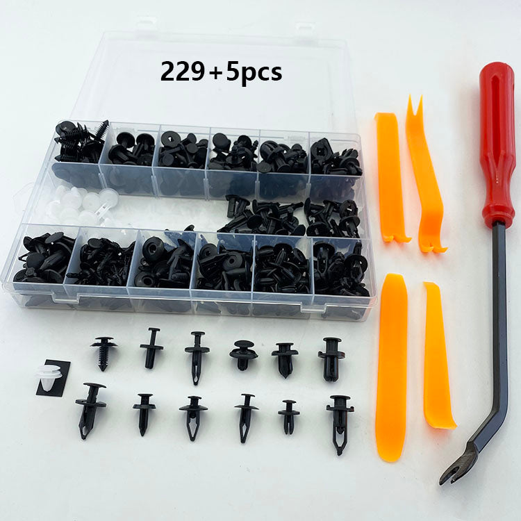 229 pcs universal mixed car plastic clips