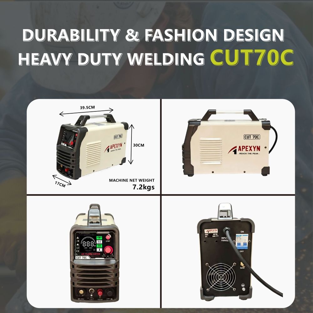 CUT-70 Small Desktop Heavy-Duty Single-Phase Inverter Air 3in1 Plasma Cutter-3
