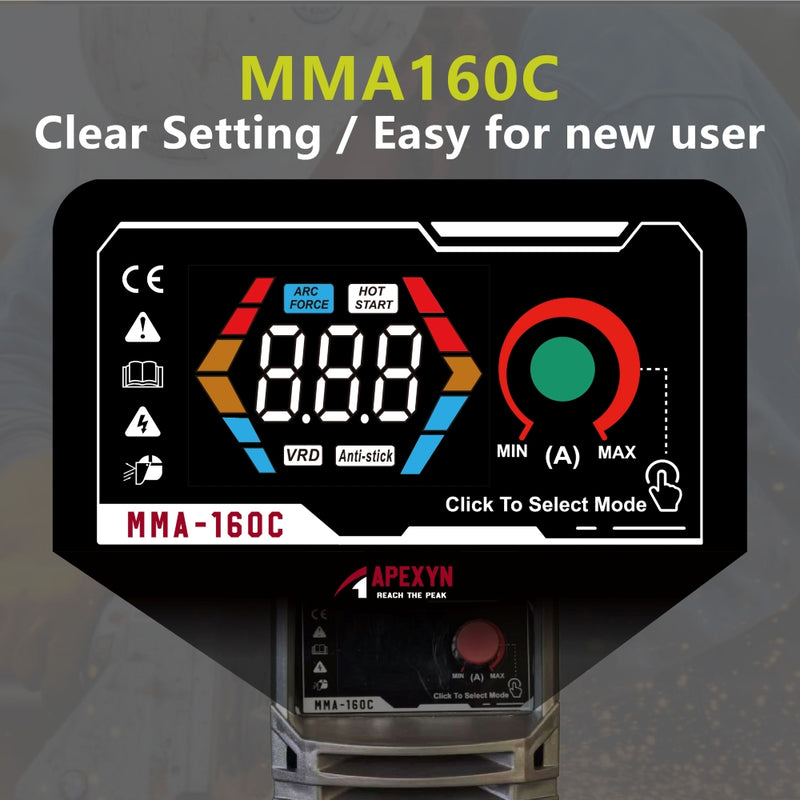 MMA-160C Mini Stick ARC Welding Machine-4