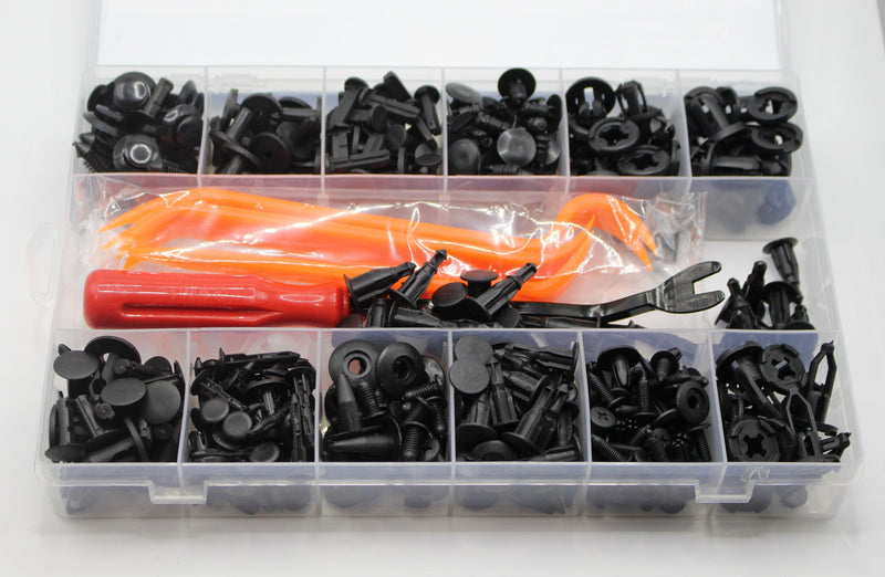 229 pcs universal mixed car plastic clips-3