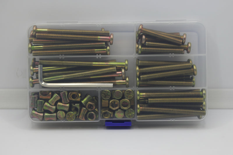 82 pcs hexagon flat head screw with nut-4